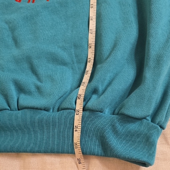 Gitano Teal Embroidered Sweatshirt - Picture 8 of 13